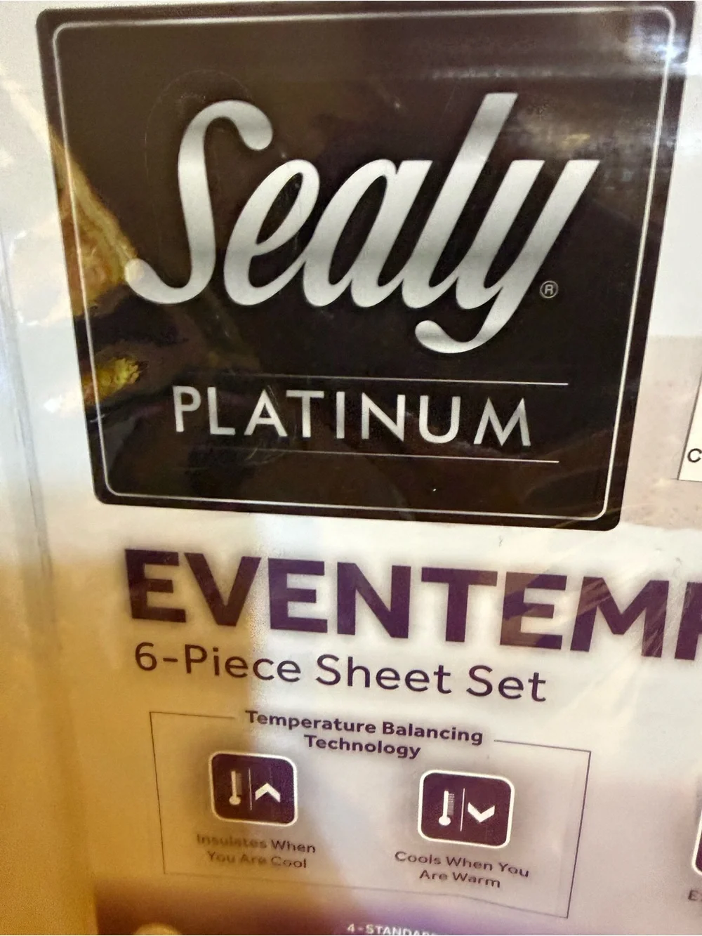 Sealy Platinum Eventemp 6-Piece Sheet Set - White (Full)